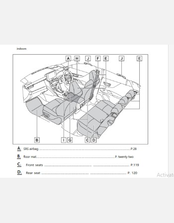 toyota harrier 2020-2021 owners manual in english